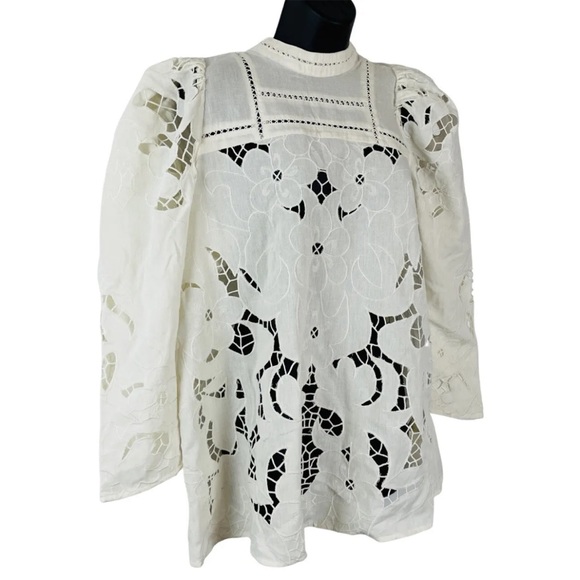 Free People Laurel Cutwork Tunic Ivory-Size Small RRP £228
New without Tags - Picture 5 of 8